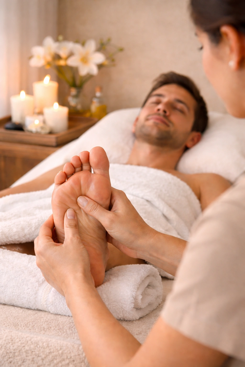 Luxury foot reflexology spa in Chennai at 4M Spa